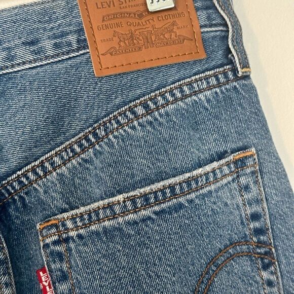 Levi’s Ribcage Straight Ankle Button-fly Jeans 27 - Picture 6 of 9